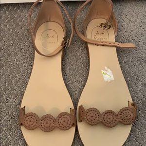 Jack Rogers Daphne Sandals 9.5 cognac